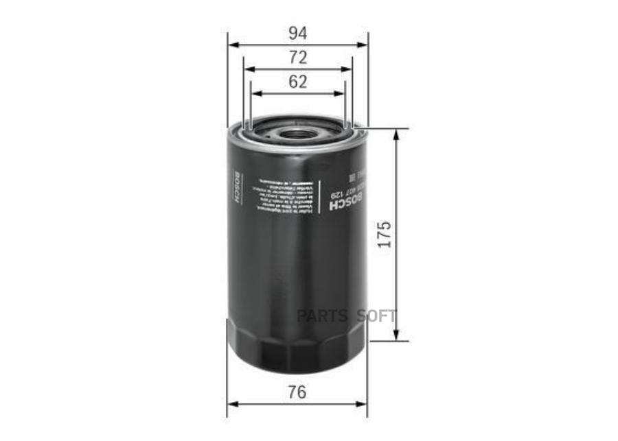 

BOSCH F026407129 Фильтр масляный