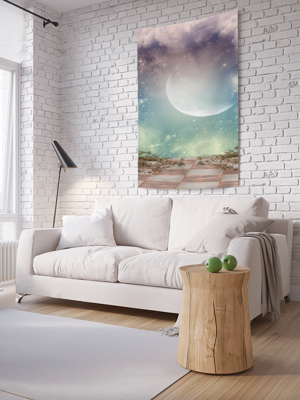 

Вертикальное фотопанно на стену JoyArty Лунный проход 150x200 см, Лунный проход