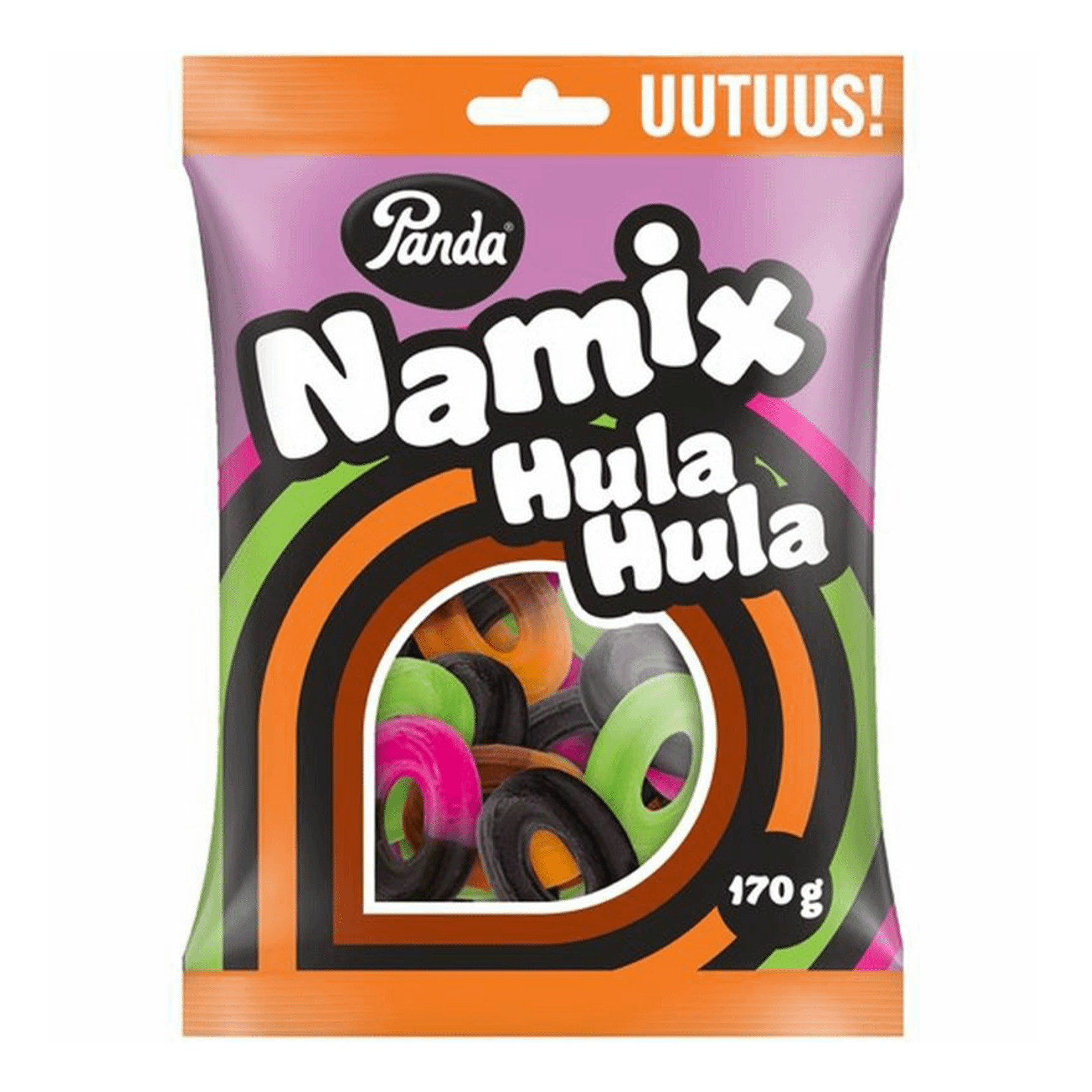 Конфеты лакричные Panda Namix Hula hula ассорти 170 г