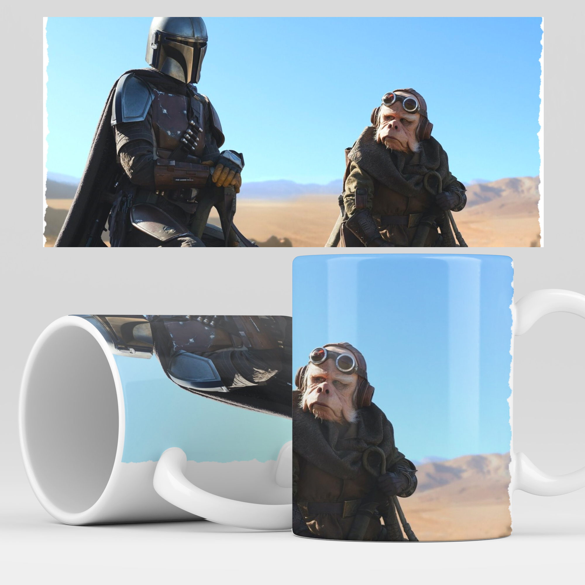 

Кружка RocketCup с принтом "Мандалорец" сериал Mandalorian, Mandalorian01