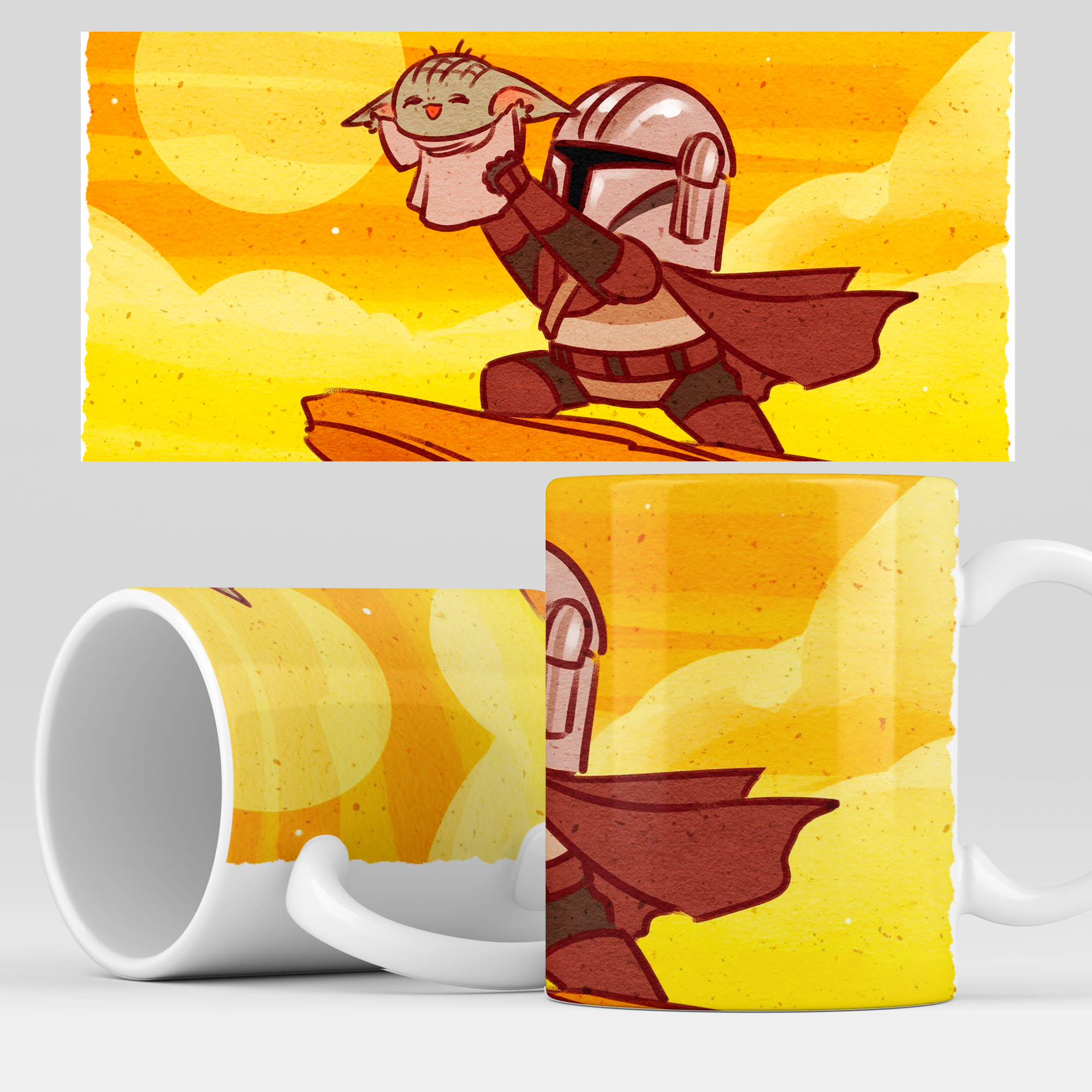 

Кружка RocketCup с принтом "Мандалорец" сериал Mandalorian, Mandalorian12