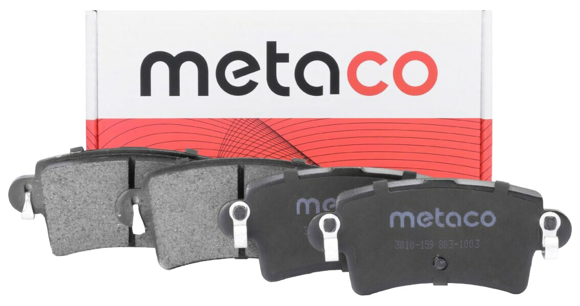 

Тормозные колодки METACO задние дисковые 3010159