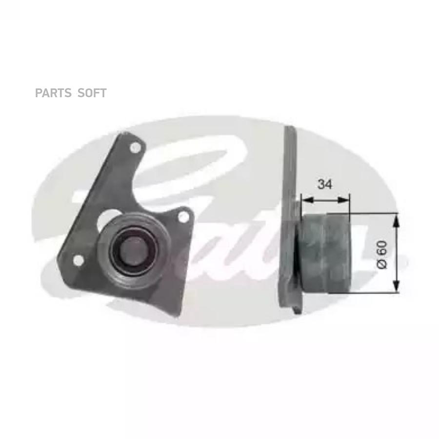 

Ролик Ремня Грм Citroen Jumper/Fiat Ducato/Peugeot Boxer 1.8d/1.9d Gates арт. T42069
