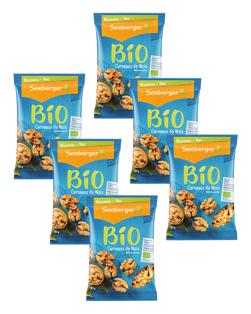 

Орех грецкий Seeberger BIO 85 гр. - 6 шт