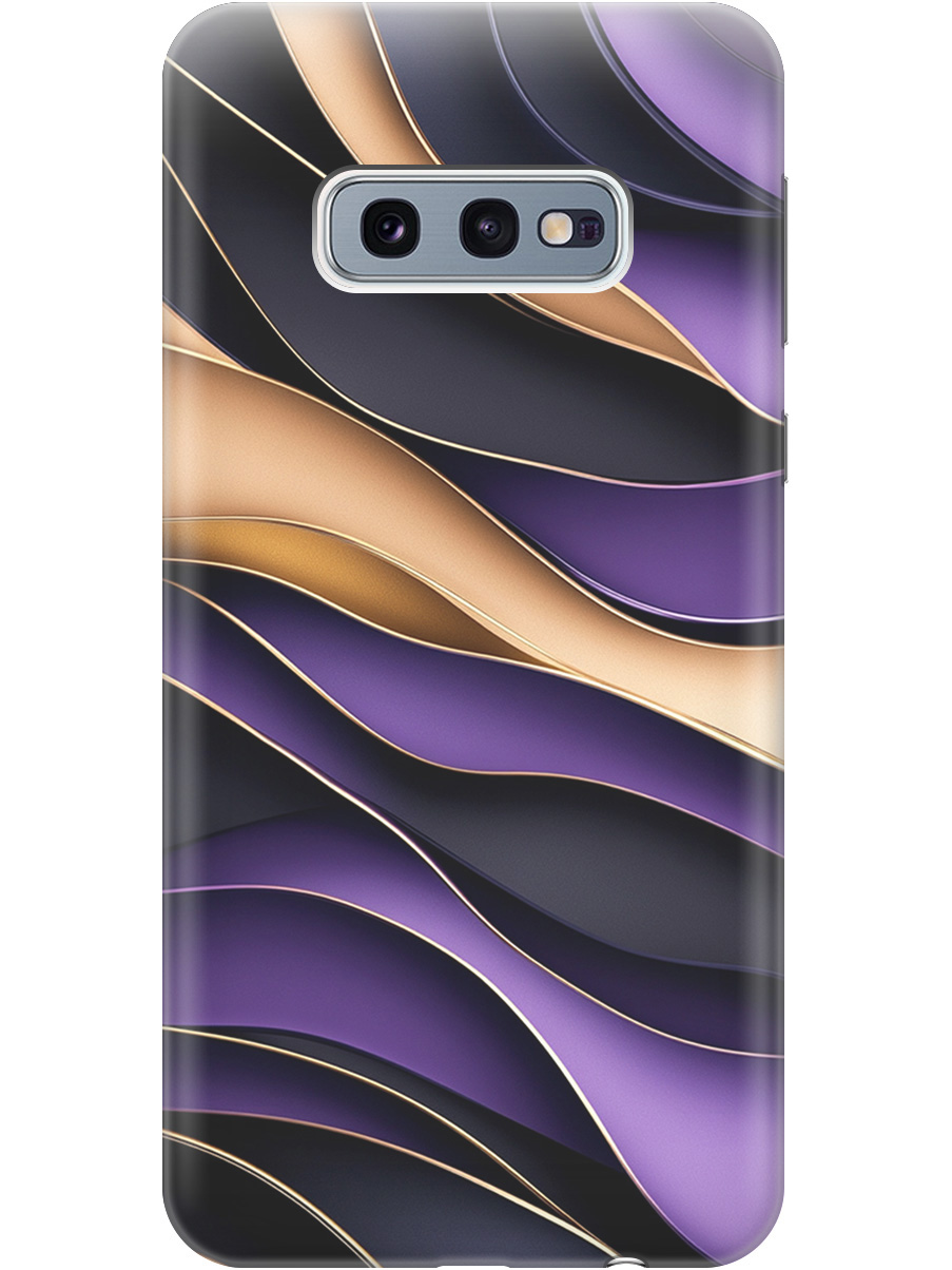 

Силиконовый чехол на Samsung Galaxy S10e с принтом "Сиреневые волны", Прозрачный;фиолетовый;черный, 720461231