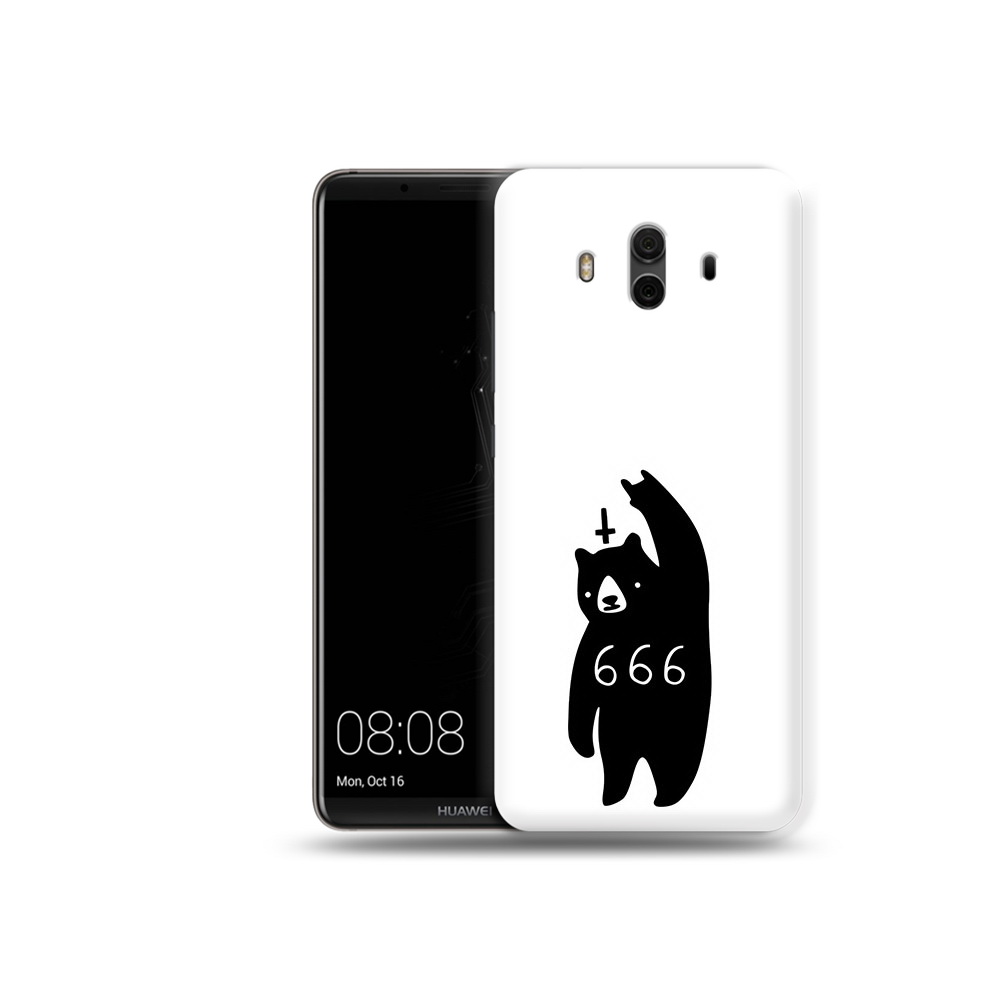 

Чехол MyPads Tocco для Huawei Mate 10 медведь 666 (PT88364.53.462), Прозрачный, Tocco