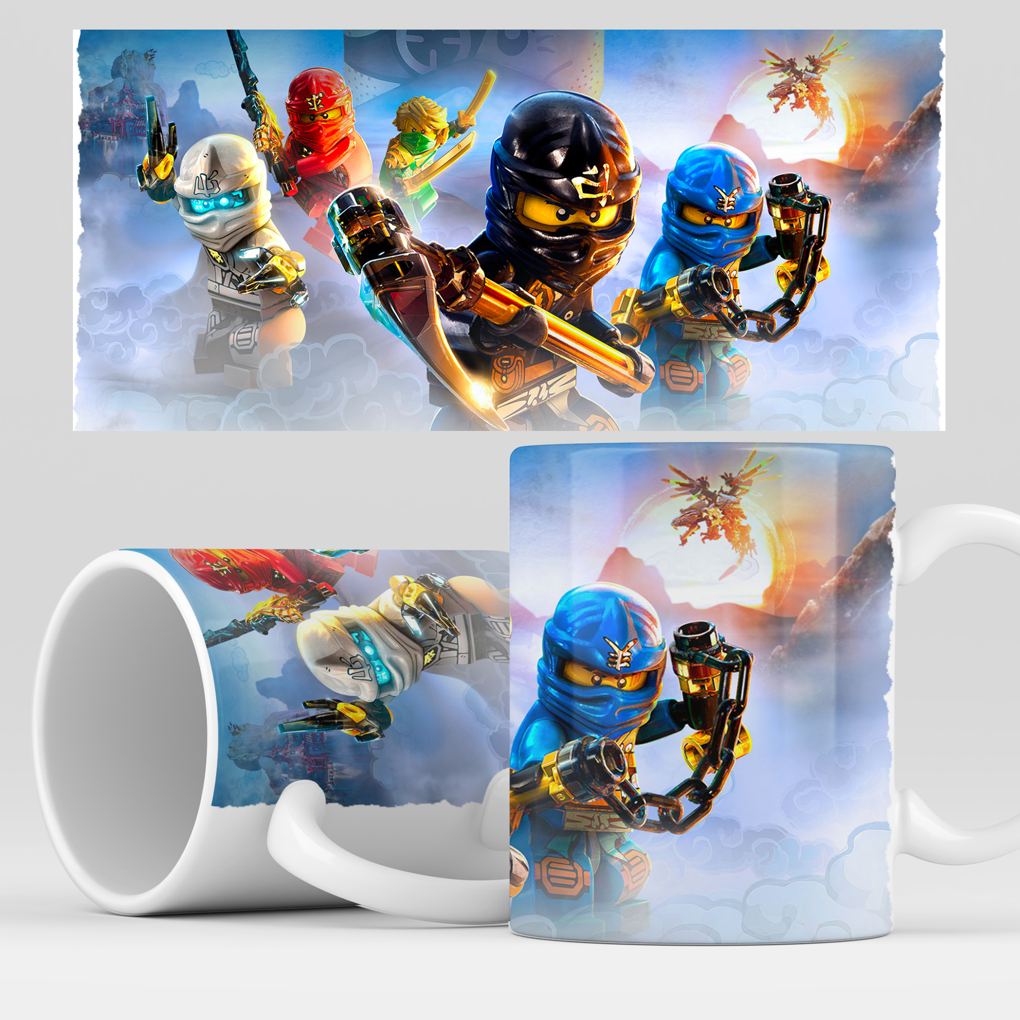 

Кружка RocketCup с принтом "Лего Ниндзяго" Lego Ninjago Кружка Лего с рисунком, Ninjago01