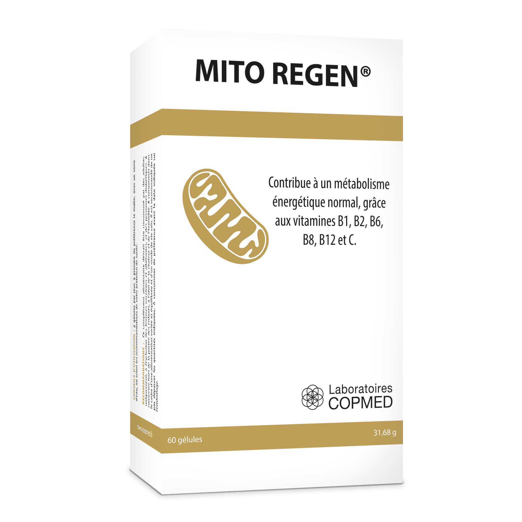 Комплекс Laboratoires COPMED Mito Regen Защита и регенерация митохондрий 60 капсул