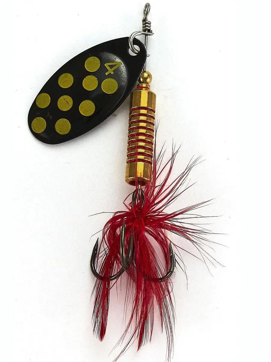 

Блесна вращающаяся Lucky John Spin x Round 04, 11 г GR, Золотистый;красный