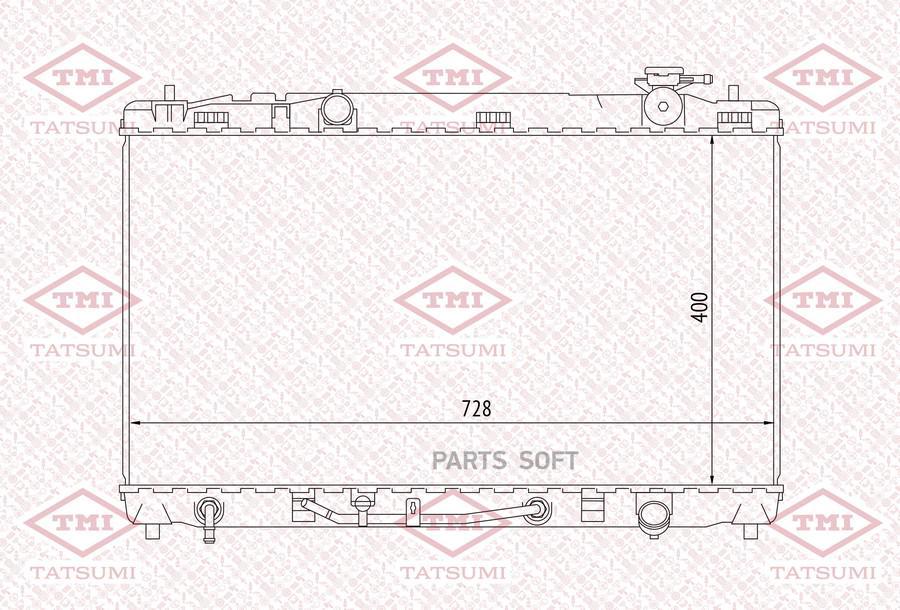 Радиатор Охлаждения Tatsumi tga1035