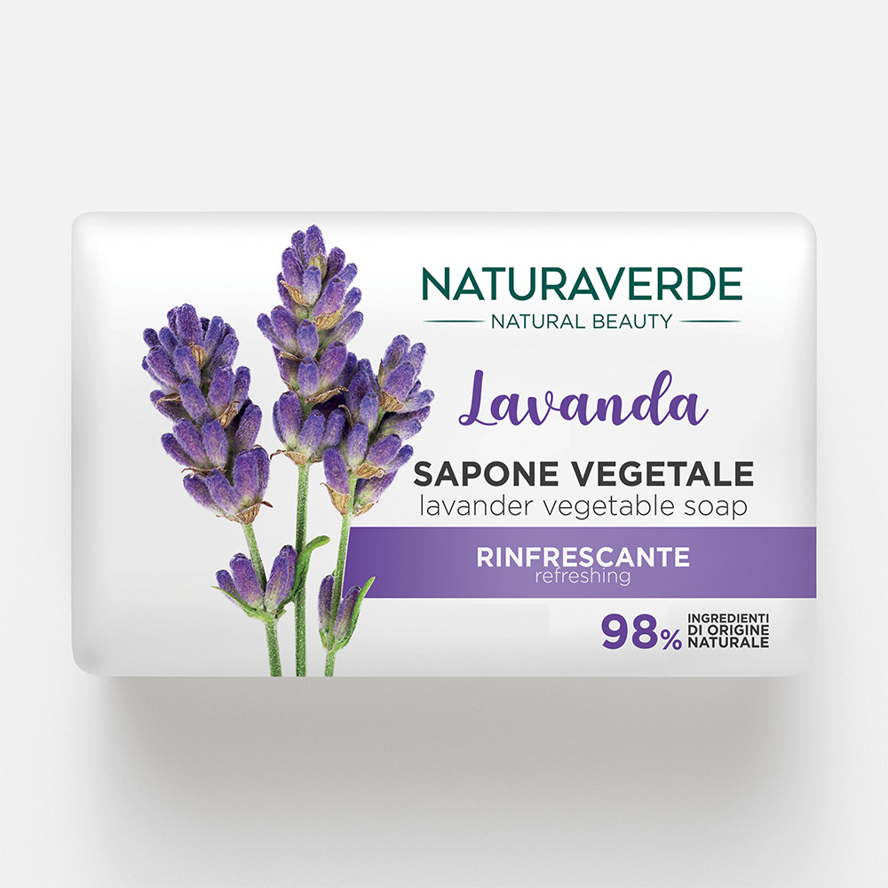 Мыло для рук Naturaverde лаванда, кусковое, 100 г мыло для рук naturaverde с аргановым маслом кусковое 100 г