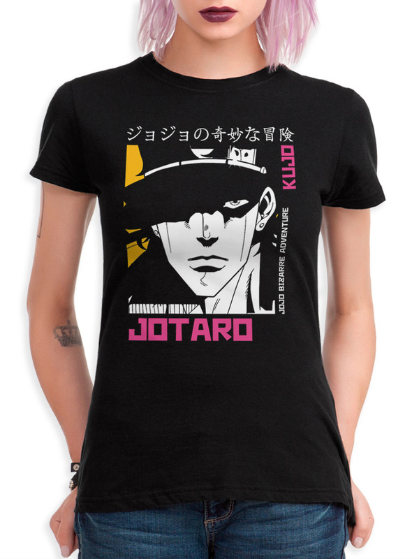 фото Футболка женская dreamshirts аниме jojo's bizarre adventure черная s