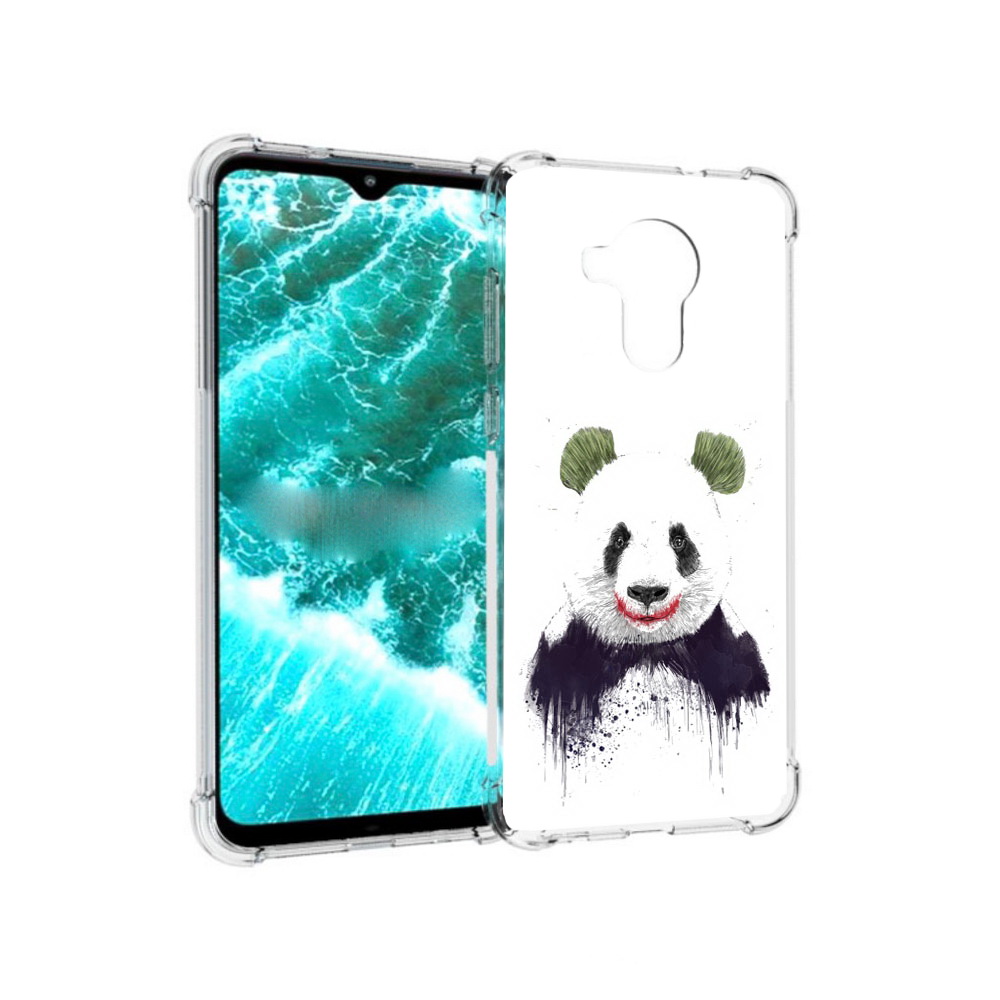 

Чехол MyPads Tocco для Nokia C30 панда джокер (PT227054.117.533), Прозрачный, Tocco