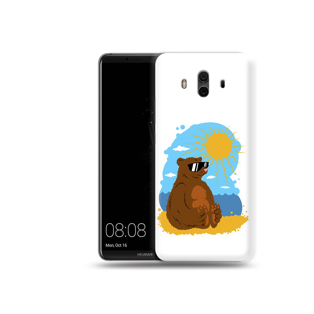 

Чехол MyPads Tocco для Huawei Mate 10 медведь на чиле (PT88364.53.468), Прозрачный, Tocco