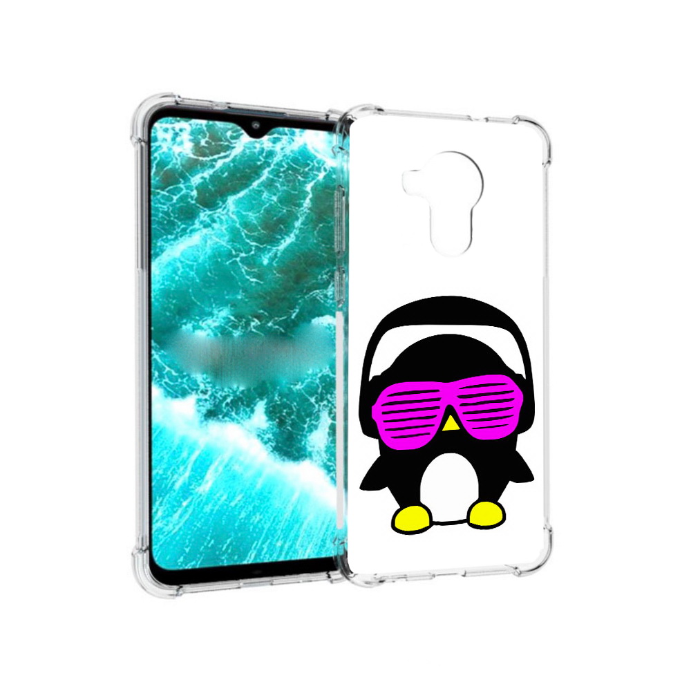 

Чехол MyPads Tocco для Nokia C30 пингвин (PT227054.117.541), Прозрачный, Tocco