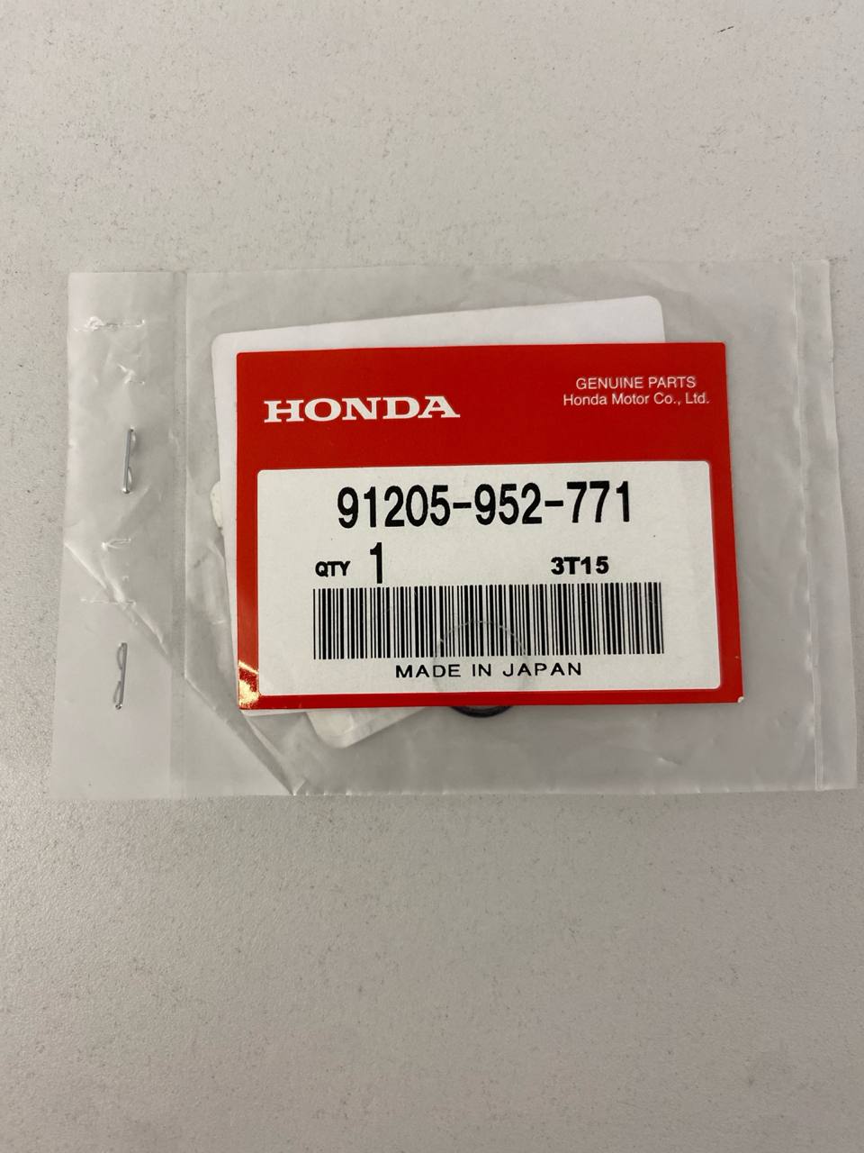 

Уплотнительное кольцо 11.7X1.2, HONDA, Оригинал, 1 шт., 1