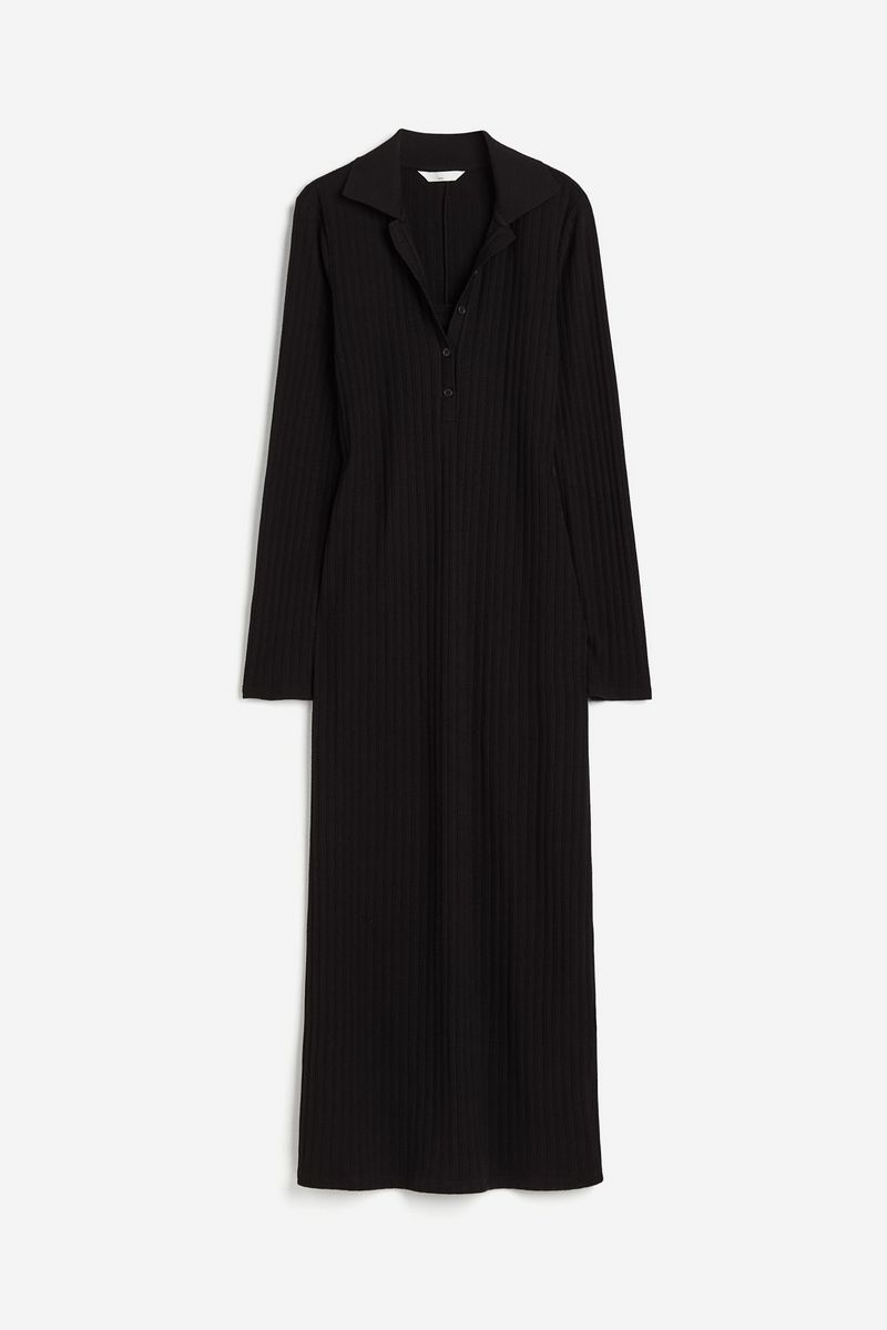 

Платье женское H&M 1214898 черное S, Черный, 1214898