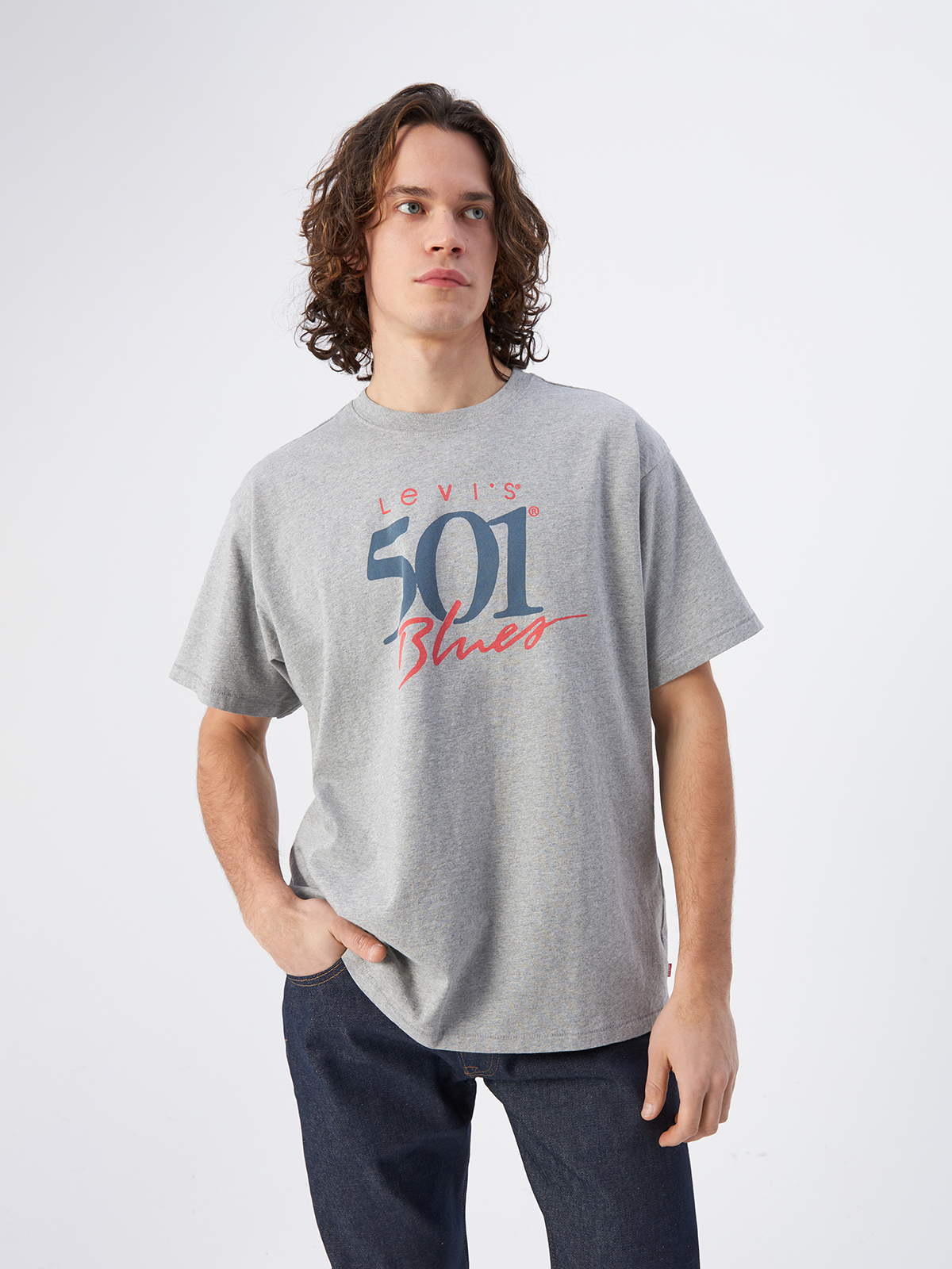 

Футболка мужская Levi's 87373-0039 серая XXL, Серый, 87373-003