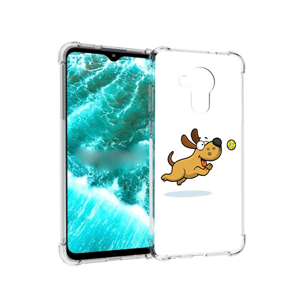 

Чехол MyPads Tocco для Nokia C30 пёсик (PT227054.117.563), Прозрачный, Tocco