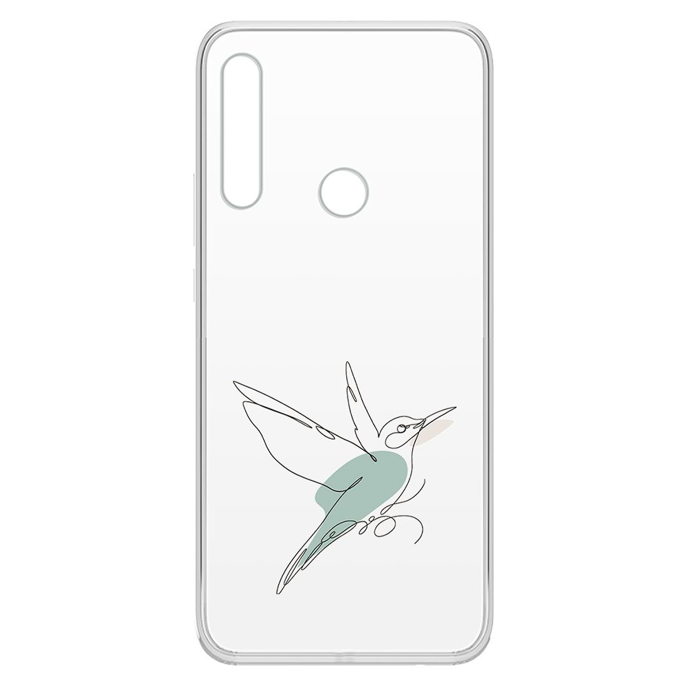 

Чехол-накладка Krutoff Clear Case Легкость для Honor 9X, Прозрачный