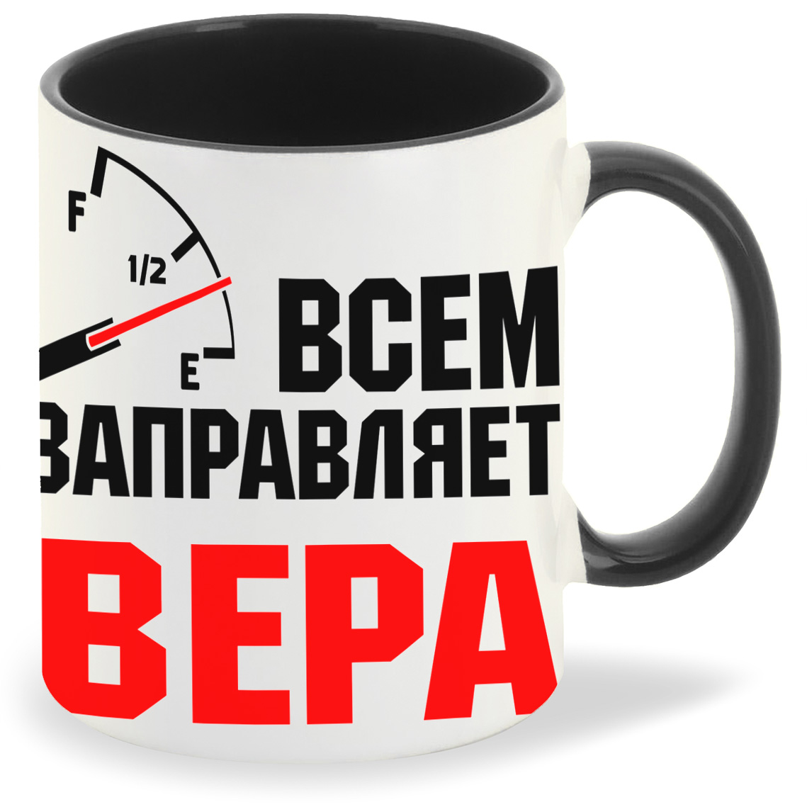 фото Кружка coolpodarok кружка именная всем заправляет вера