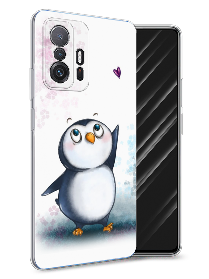 

Чехол Awog на Xiaomi Mi 11T/11T Pro "Пингвин и сердечко", Разноцветный, 313750-1