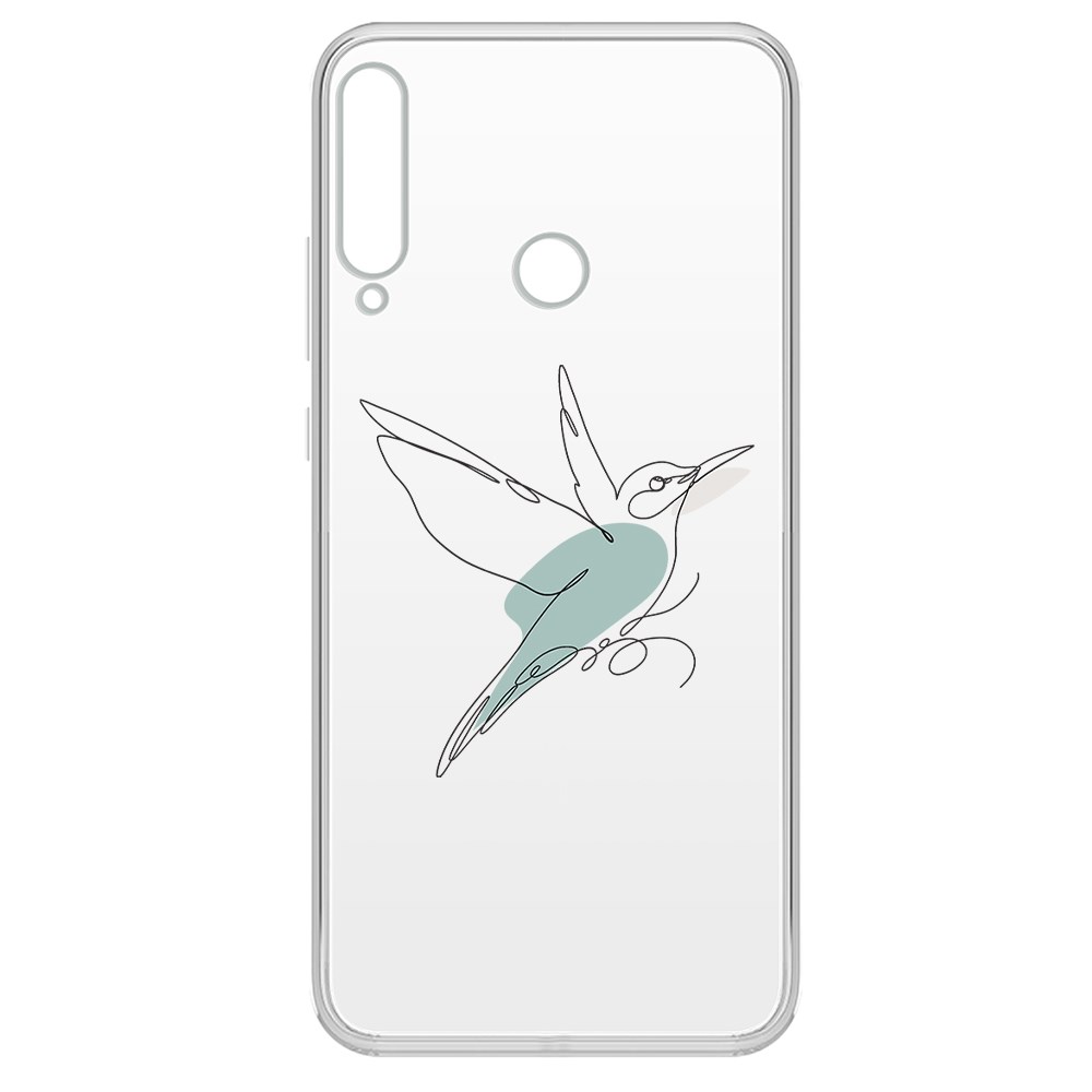 

Чехол-накладка Krutoff Clear Case Легкость для Huawei P40 Lite E