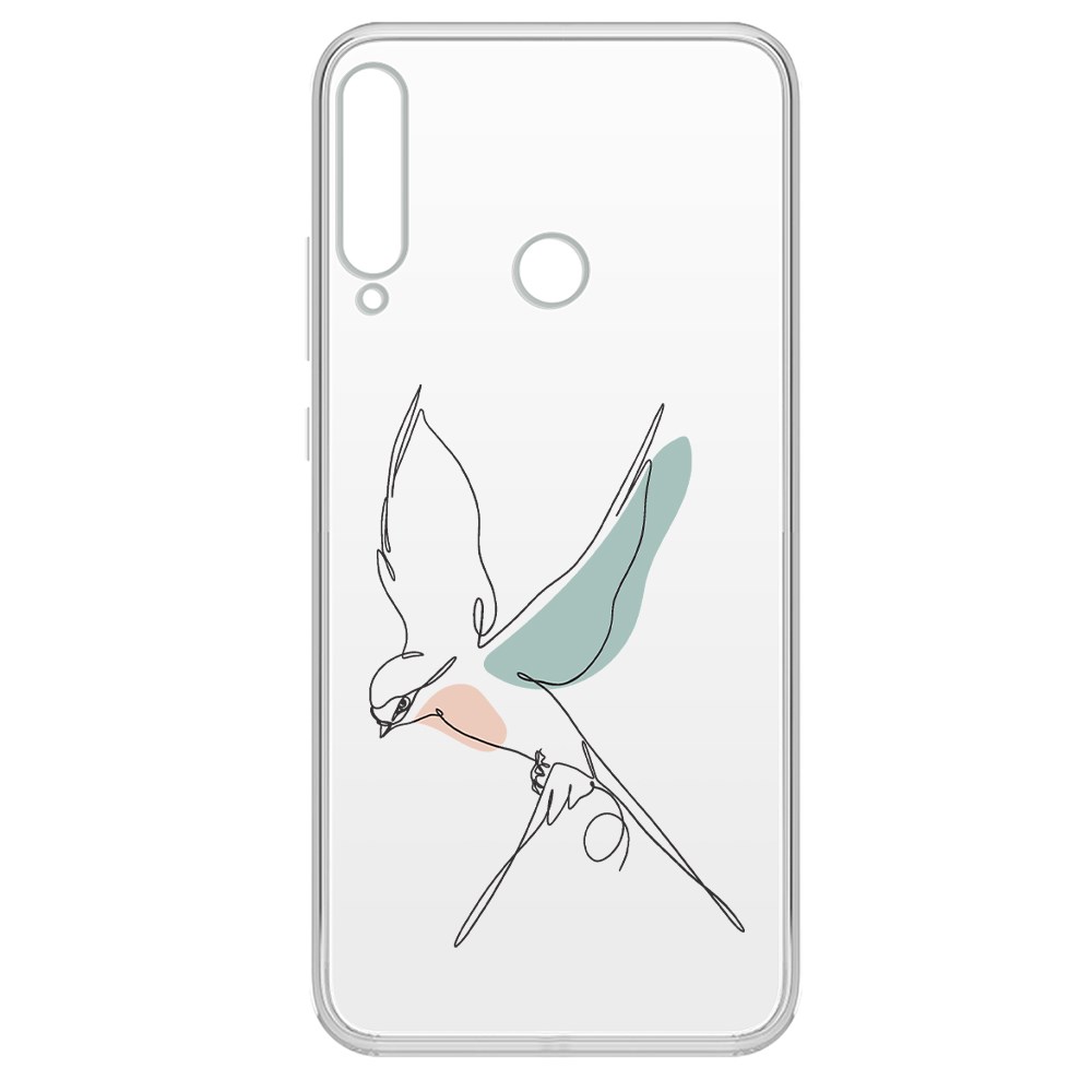 

Чехол-накладка Krutoff Clear Case Полет для Huawei P40 Lite E