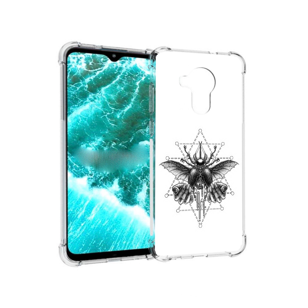

Чехол MyPads Tocco для Nokia C30 скарабей (PT227054.117.601), Прозрачный, Tocco