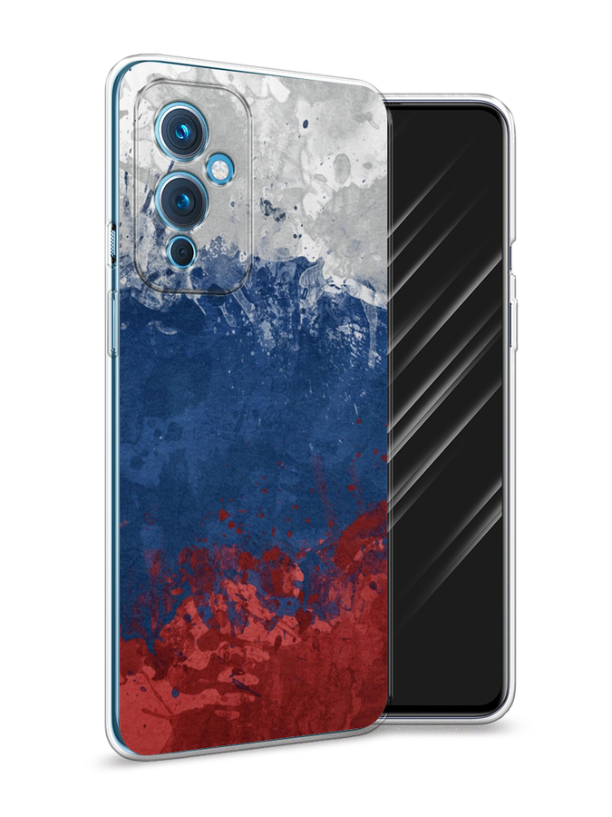 

Чехол Awog на OnePlus 9 LE2110 / ВанПлас 9 LE2110 "Флаг России неровный", Разноцветный, 152750-5