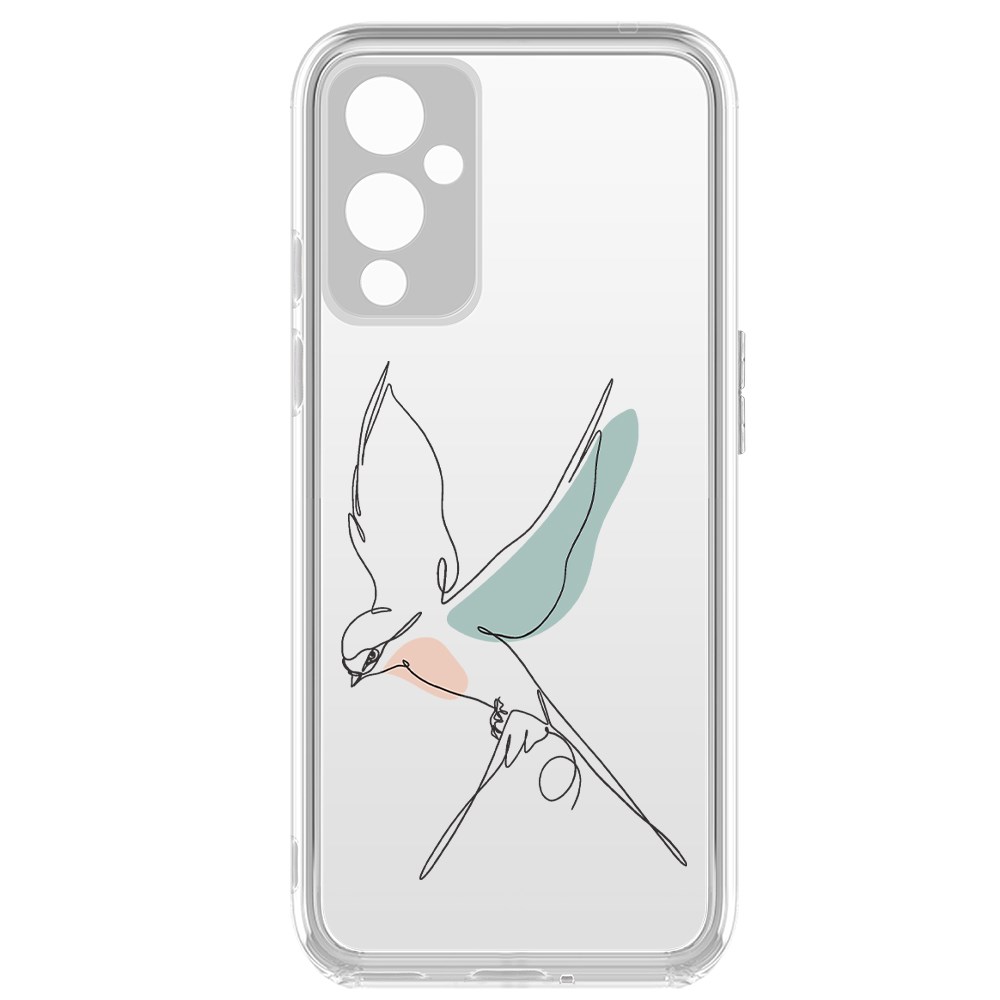 

Чехол-накладка Krutoff Clear Case Полет для OnePlus 9, Прозрачный