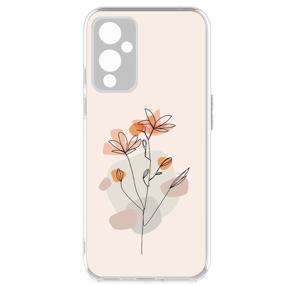 

Чехол-накладка Krutoff Clear Case Ромашки для OnePlus 9, Прозрачный