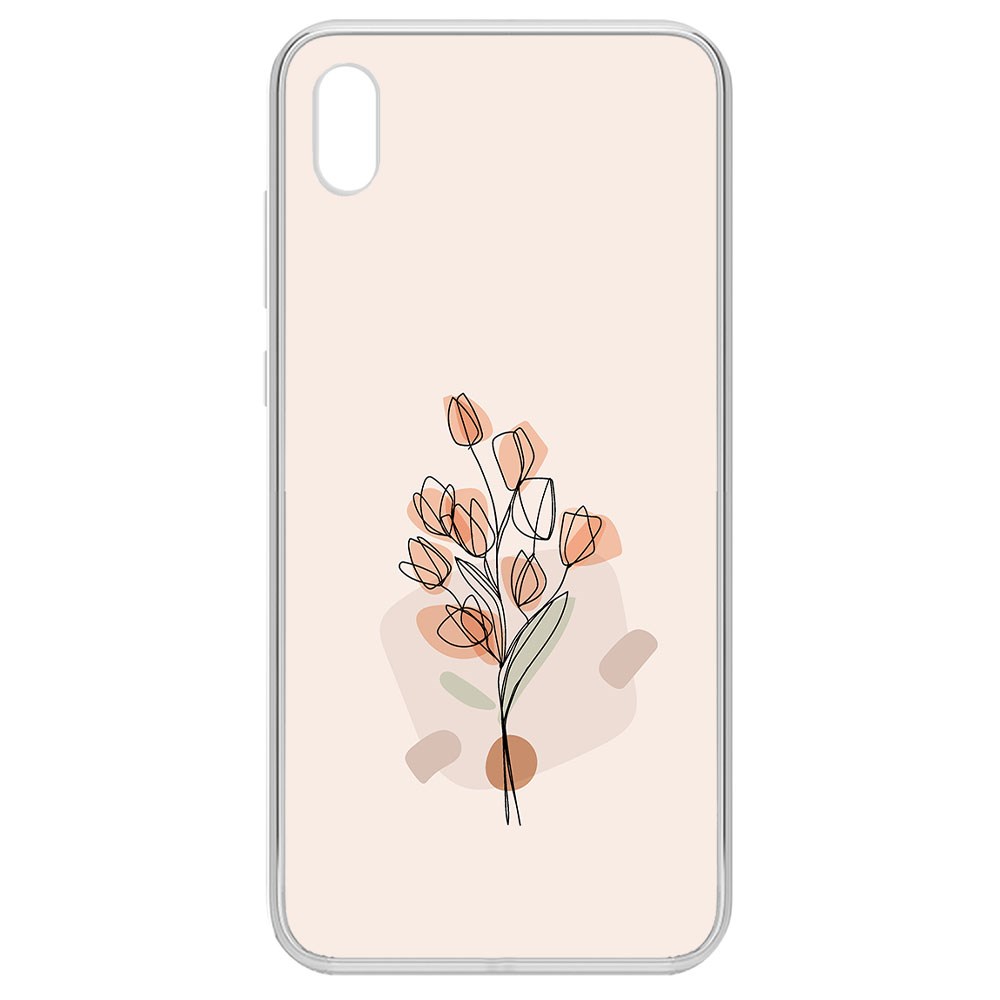 

Чехол-накладка Krutoff Clear Case Букет тюльпанов для Huawei Y5 (2019), Прозрачный