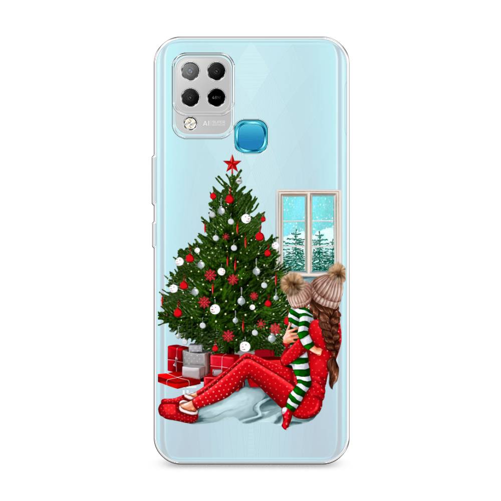 

Чехол на Infinix HOT 10S "Новый год с мамой", Красный;зеленый;голубой, 3100250-6