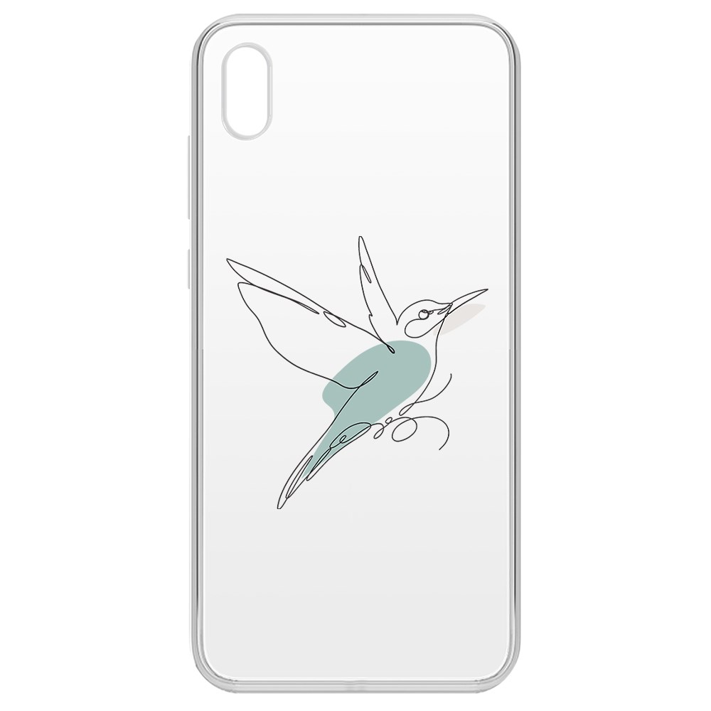 фото Чехол-накладка krutoff clear case легкость для honor 8s