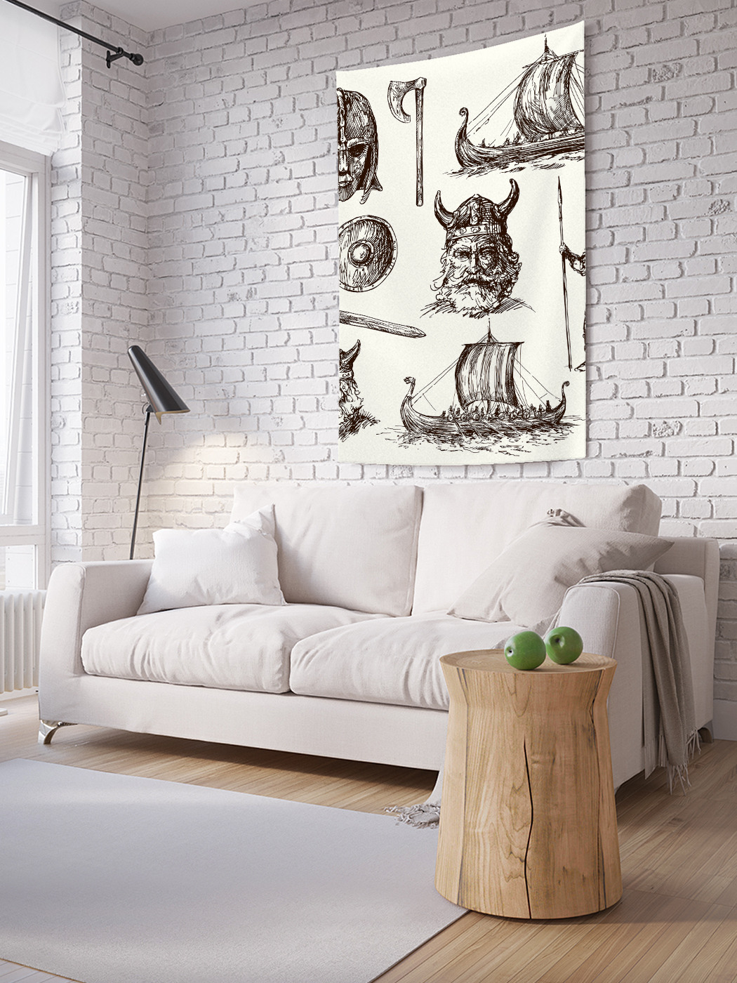 

Вертикальное фотопанно на стену JoyArty Символы викингов 150x200 см, Символы викингов