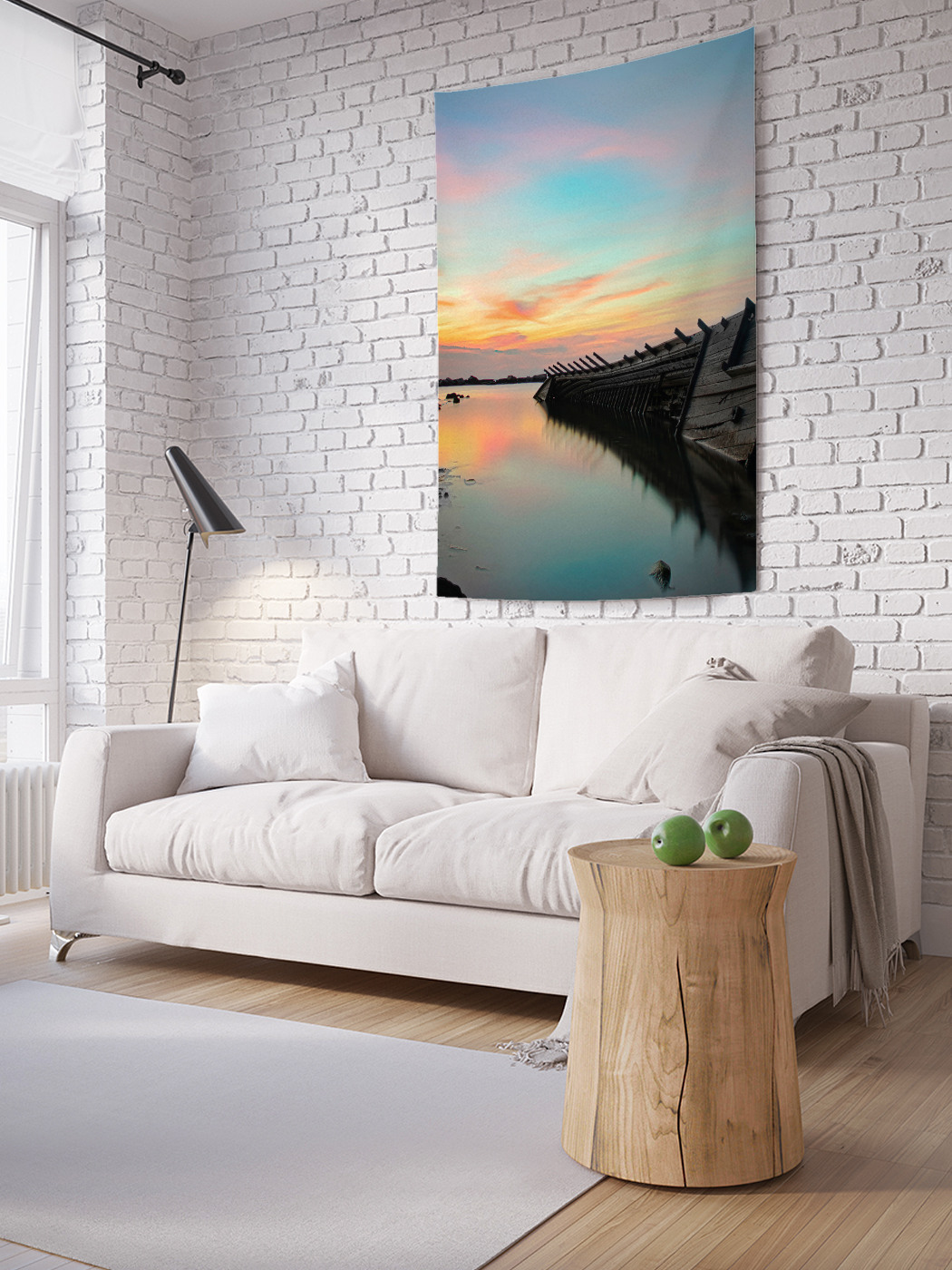 

Вертикальное фотопанно на стену JoyArty Морской рассвет 150x200 см, Морской рассвет