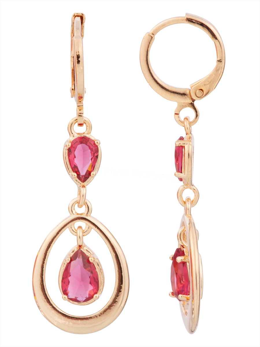 

Серьги из ювелирного сплава Lotus Jewelry 3043E-01Rc, корунд, 3043E-01Rc