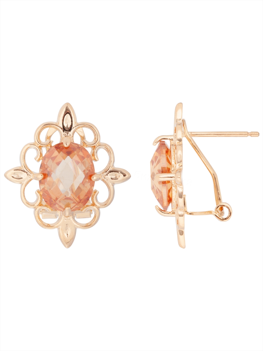 

Серьги из ювелирного сплава Lotus Jewelry 3040E-06Chcz, фианит, 3040E-06Chcz
