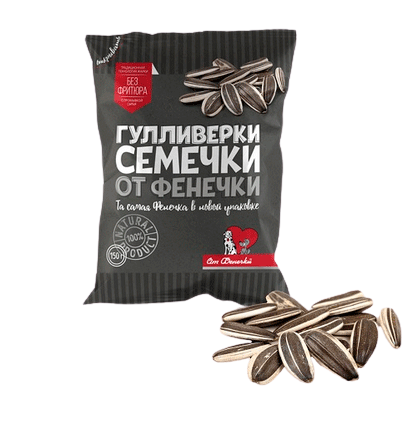 

Семечки От Фенечки Гулливерки жареные соленые полосатые 150 г