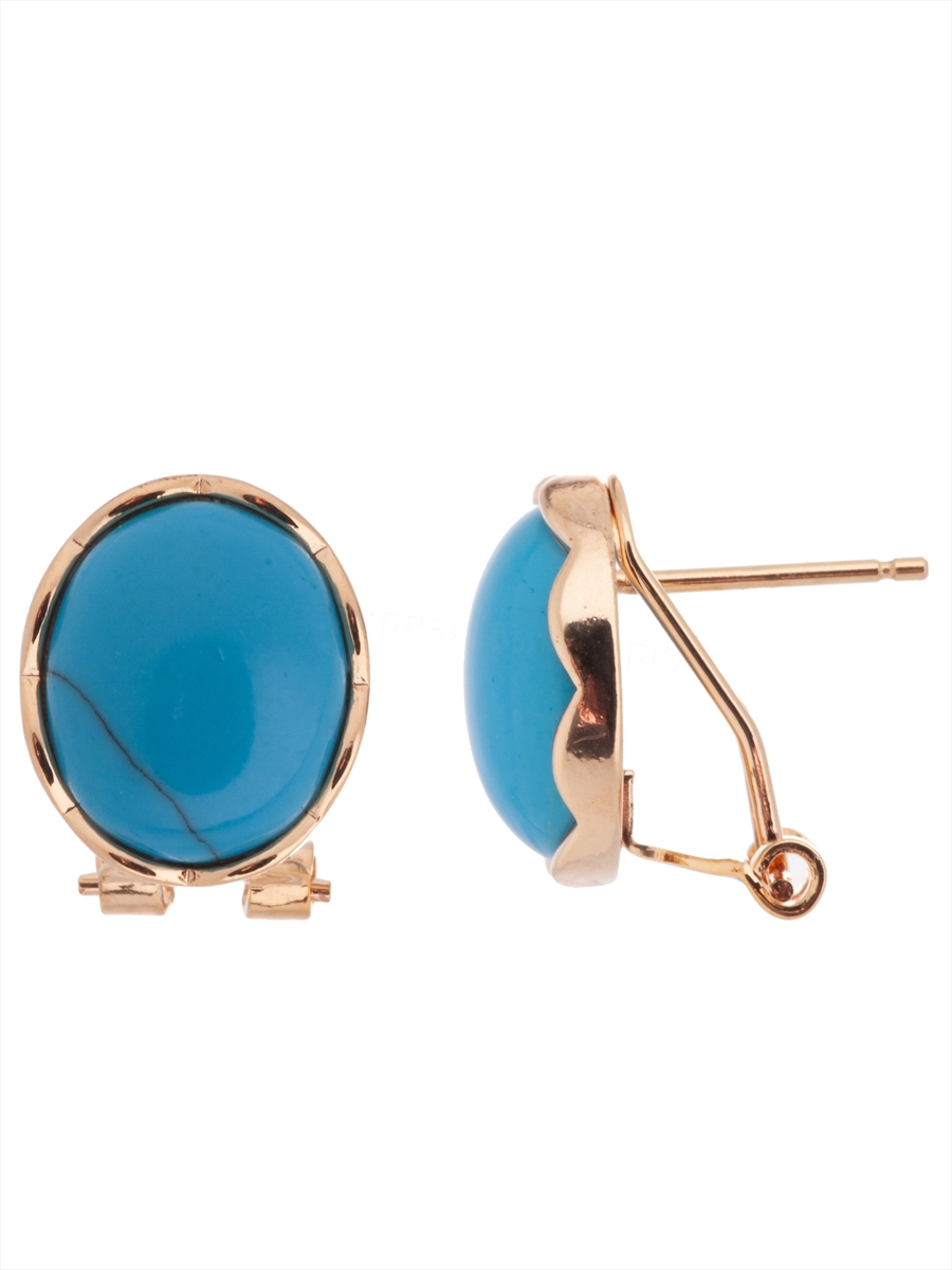 

Серьги из ювелирного сплава Lotus Jewelry 3044E-14tq, бирюза, 3044E-14tq