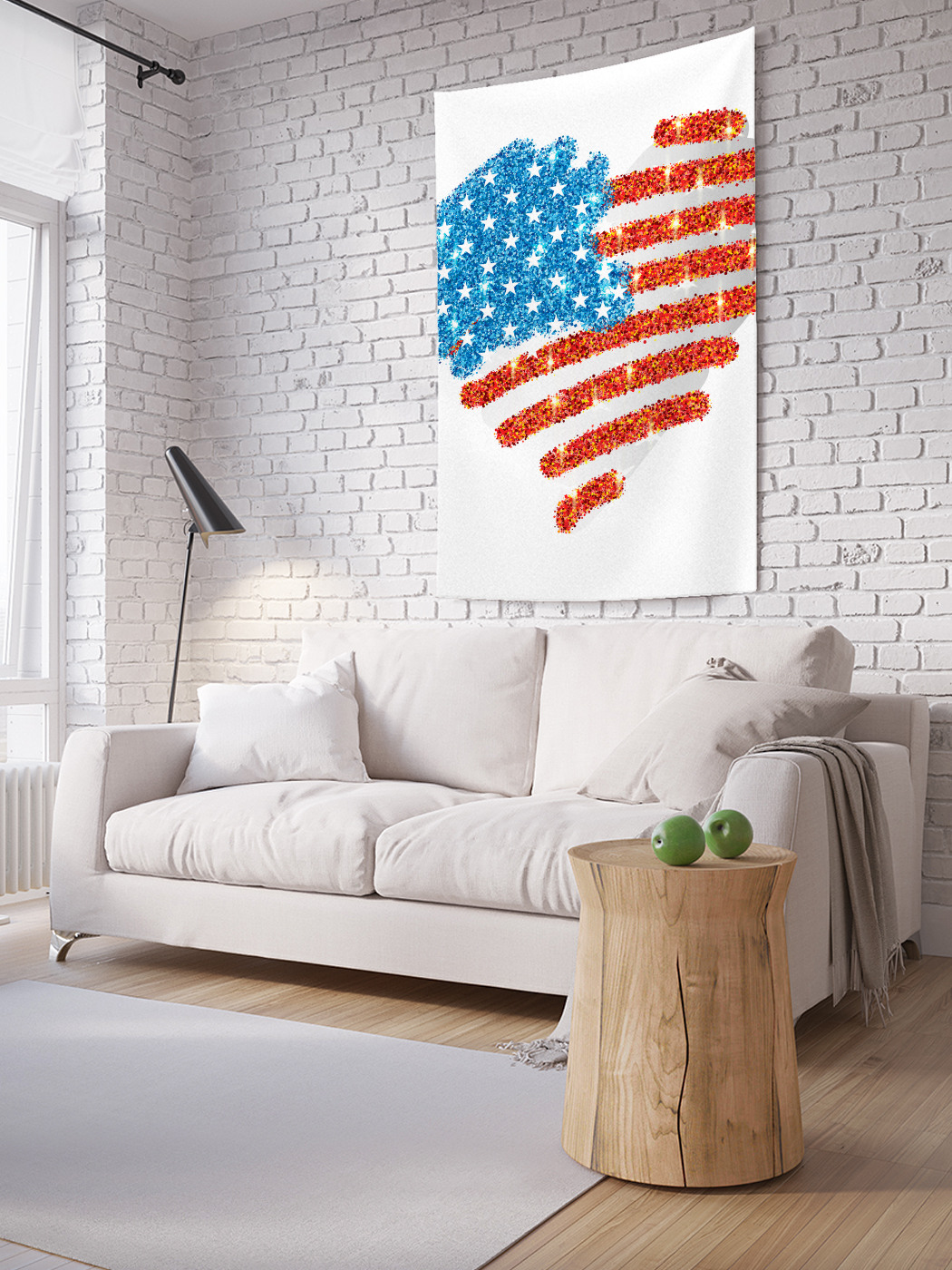 

Вертикальное фотопанно на стену JoyArty Сердце Америки 150x200 см, Сердце Америки