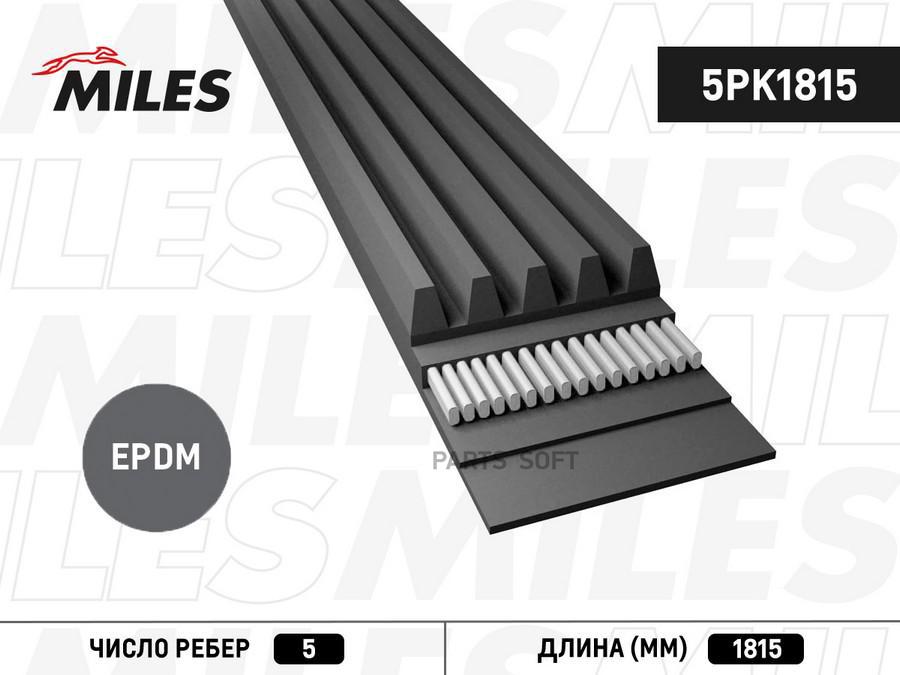 

MILES Ремень поликлиновой 5PK1815 1шт
