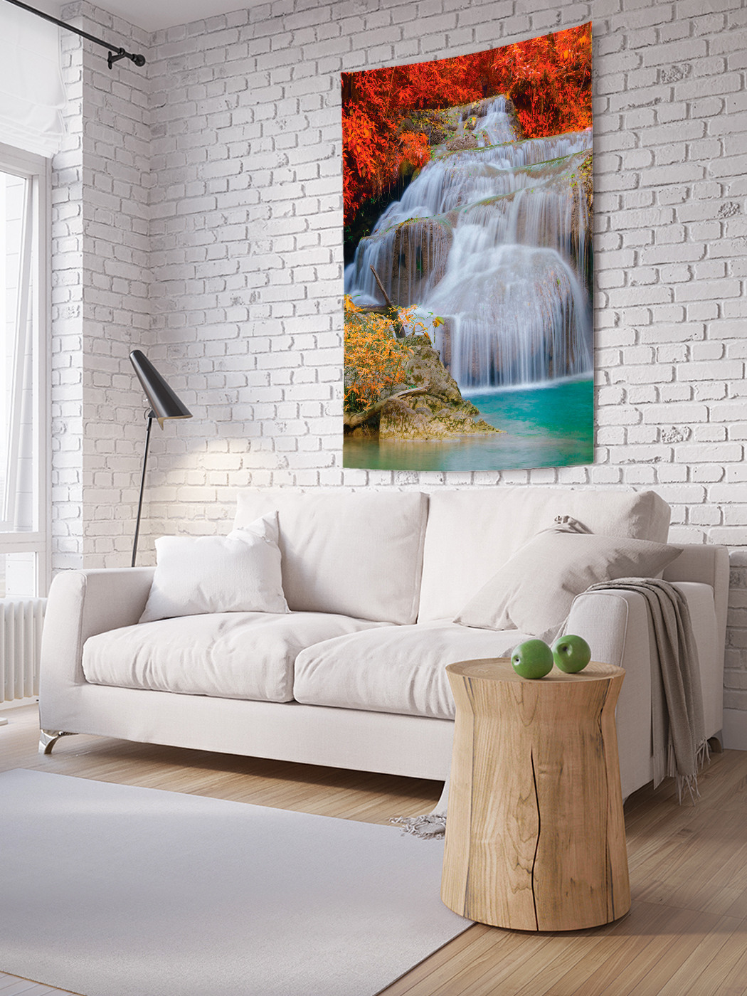 

Вертикальное фотопанно на стену JoyArty Водопад весной 150x200 см, Водопад весной