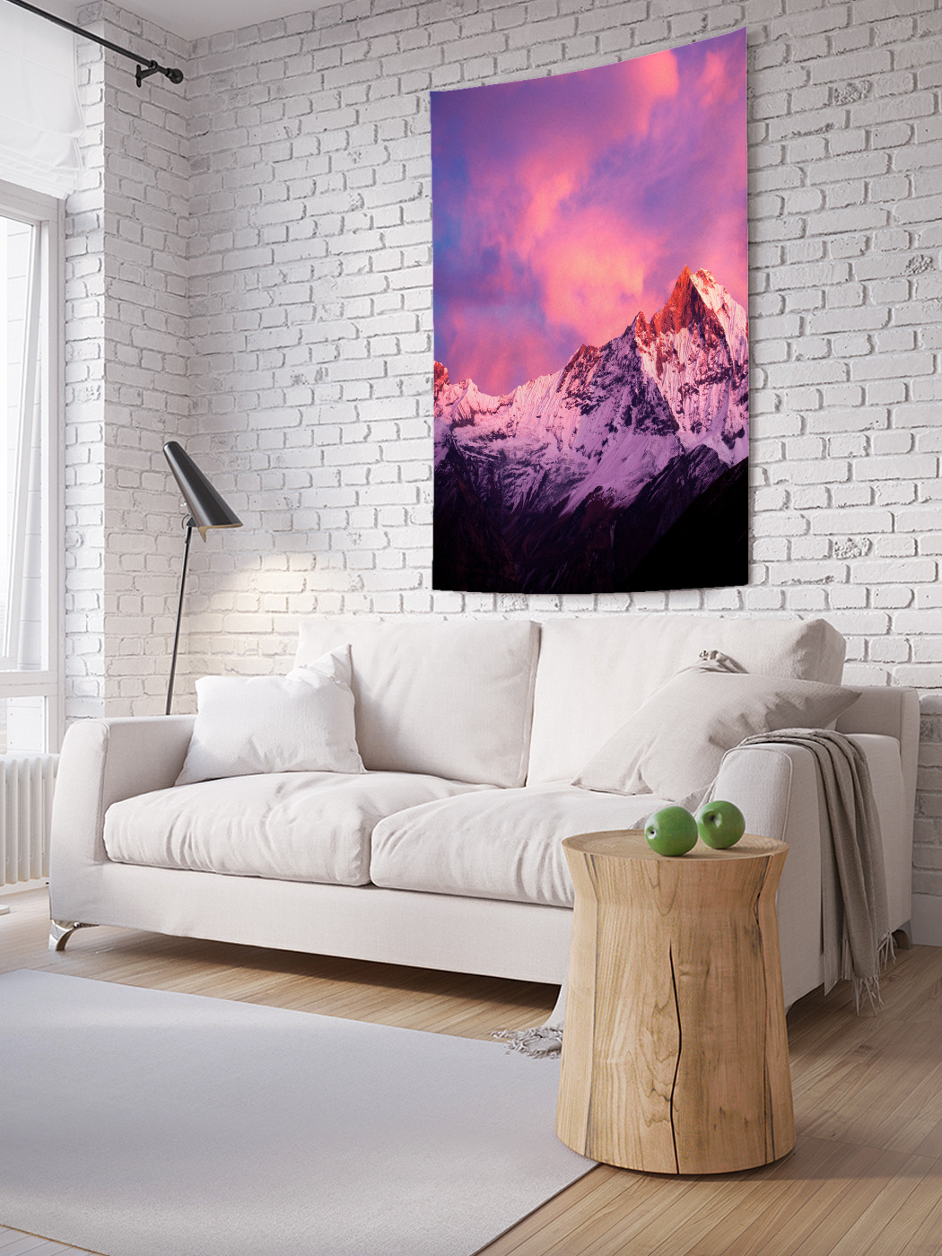 

Вертикальное фотопанно на стену JoyArty Розовый закат 150x200 см, Розовый закат