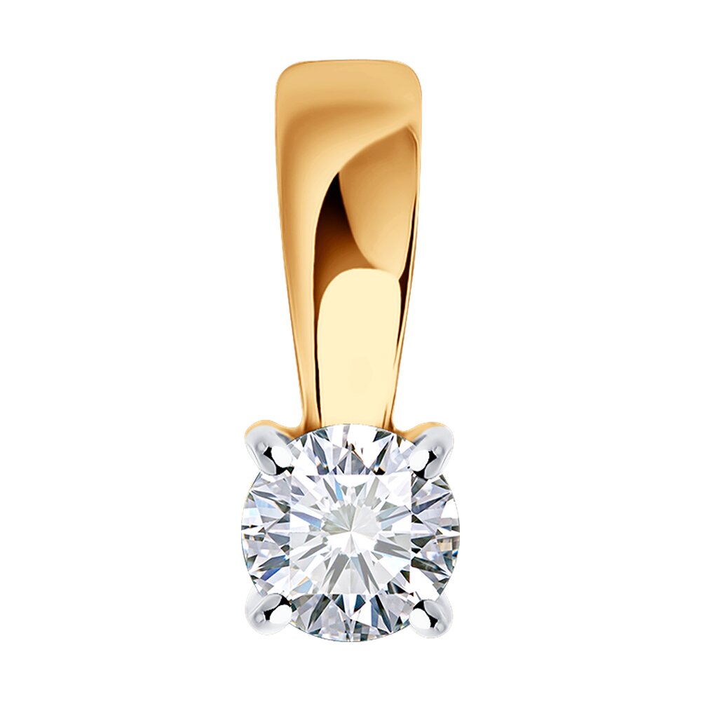 

Кулон из красного золота Diamant 51-230-02360-1, бриллиант, 51-230-02360-1