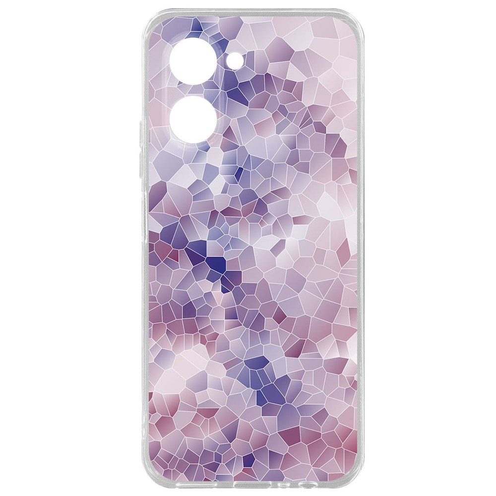 

Чехол-накладка Krutoff Clear Case Витраж 2 для Realme C33 2023, Прозрачный