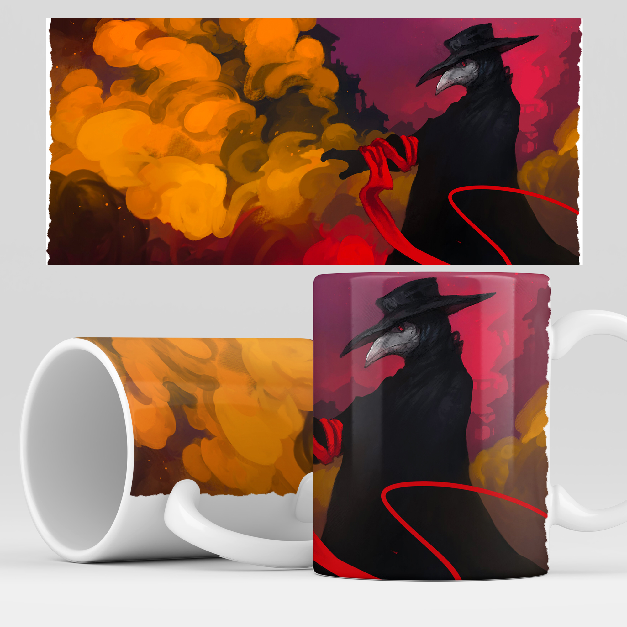

Кружки и чашки RocketCup plaguedoctor06, plaguedoctor06