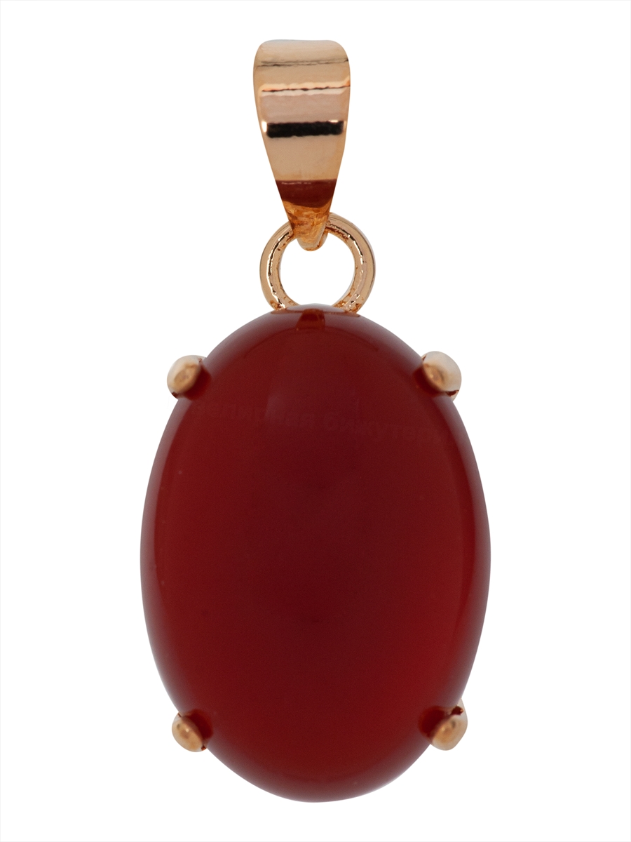 

Кулон из ювелирного сплава Lotus Jewelry 3023P-10red-agate, агат, 3023P-10red-agate