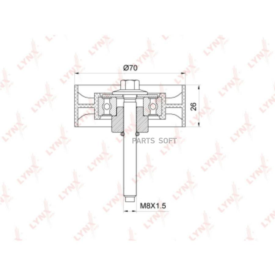 

PB-7220_ролик обводной Ford Mondeo 1.8/2.0/2.0TDCi 00-07/S-Max/Galaxy 2.0 06>